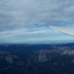 Flugwegposition um 13:00:53: Aufgenommen in der Nähe von Gemeinde Zirl, Zirl, Österreich in 4526 Meter